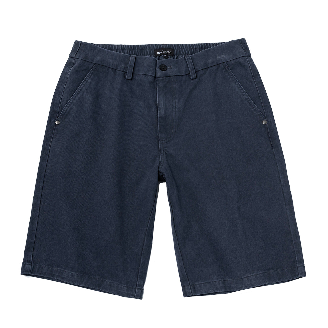 1/4 elasticated side entry pocket short back button jet pocket above the knee length