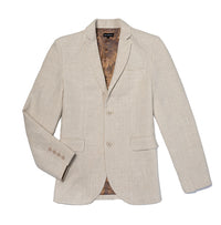 Linen Jkt 2 Button Fastening Contrast Lining