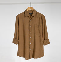 Linen Shirt With Chest Pocket