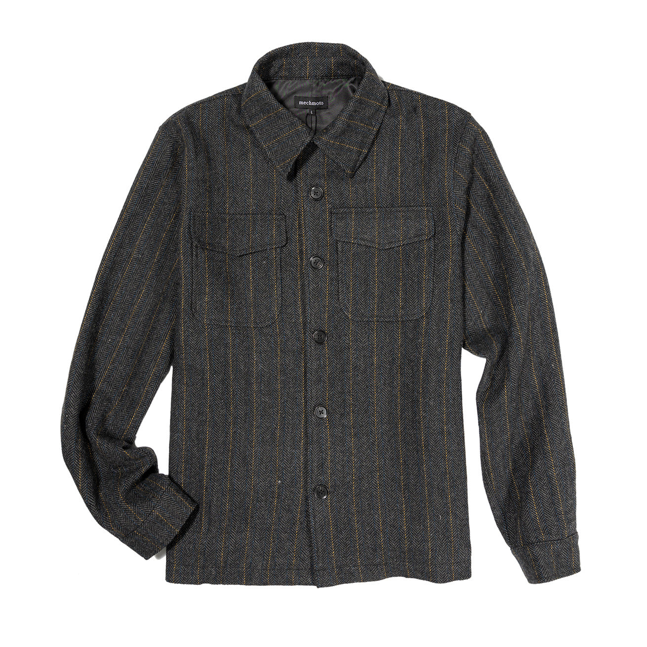 10.Button Through Jkt 2 Flap Pockets  Side Entry Pockets