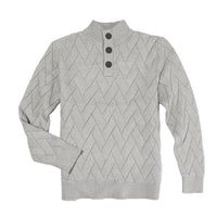 14.Zig Zag  Knitwear 3 Button Neckline