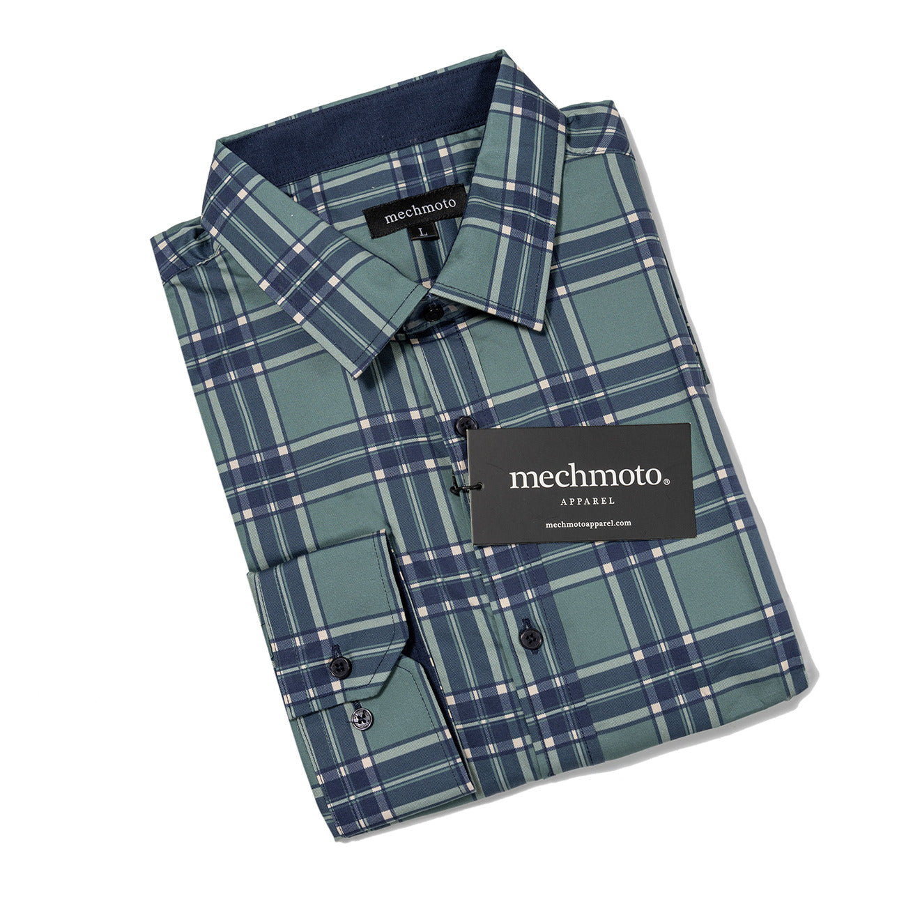 19.Stretch   Cotton Check Shirt With   Contrast