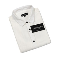 22.Linen  Textured Shirt With Back Box  Pleat