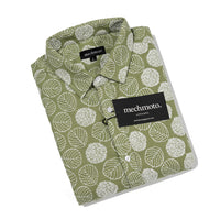 24.Cotton Embroidered Shirt With Back Darts