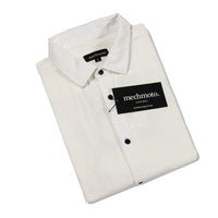25.Linen Blend Textured Shirt With Box Pleat At Back