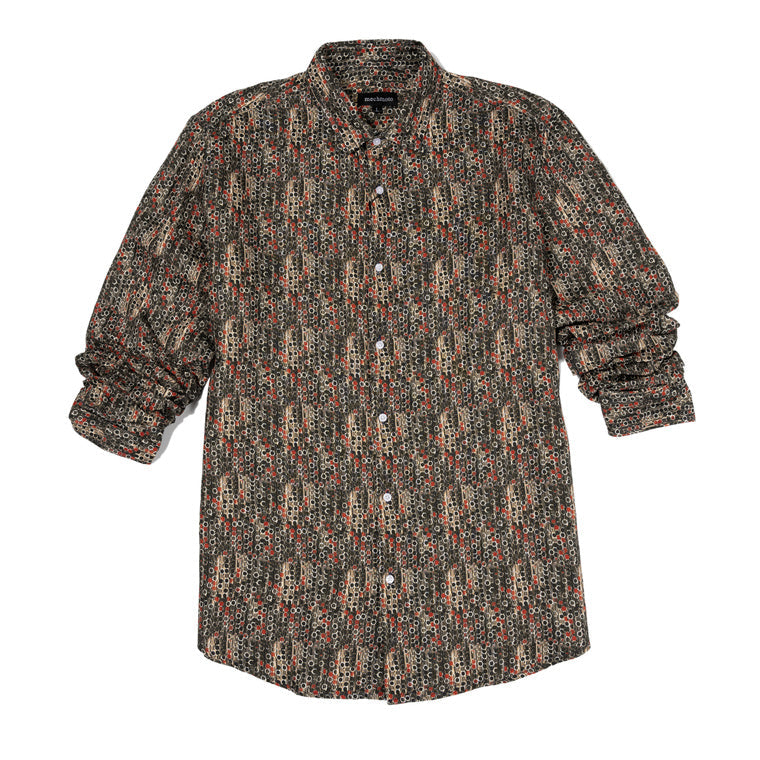 39. Linen Stripe Spot Shirt