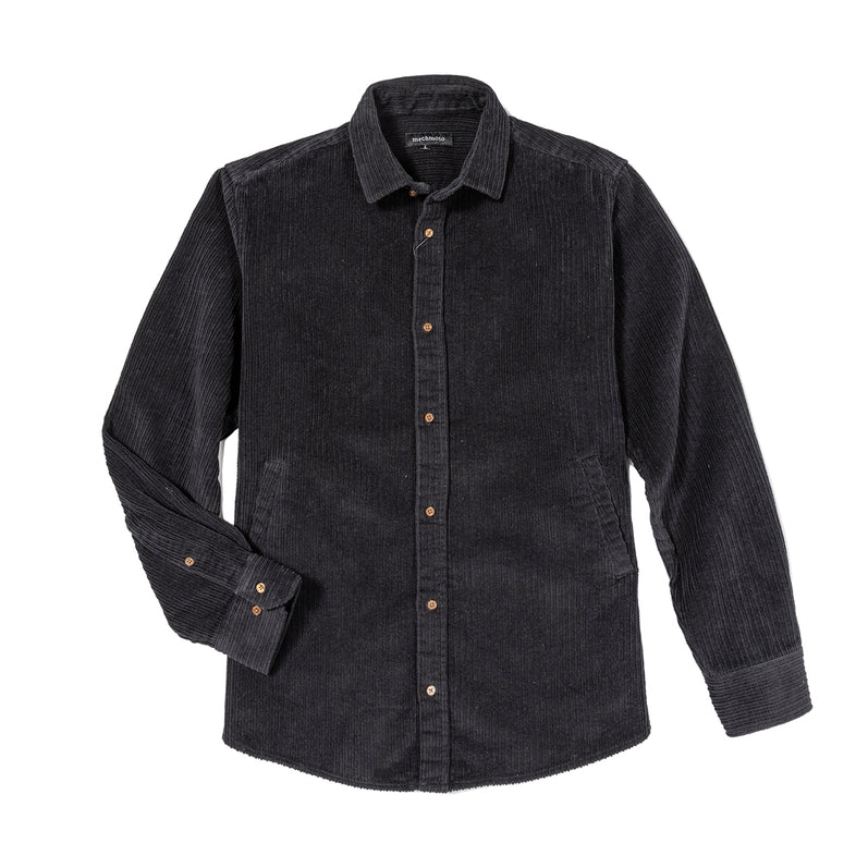 46.Cord Schacket With Side Entry Pockets Back Box Pleat
