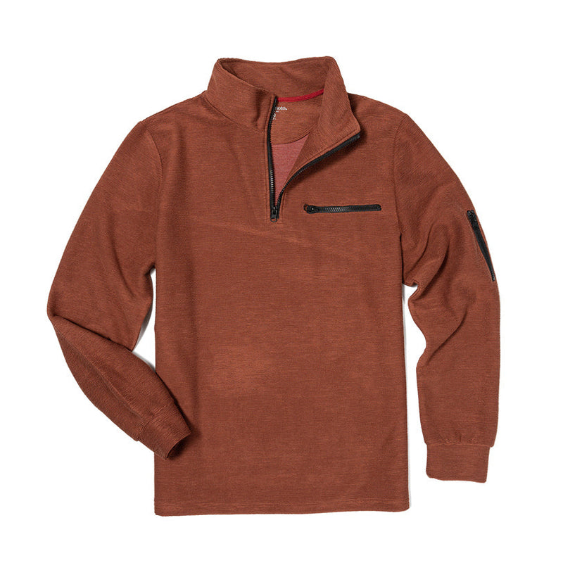 59.Zip Neckline L/S Top With Zip Arm Detail