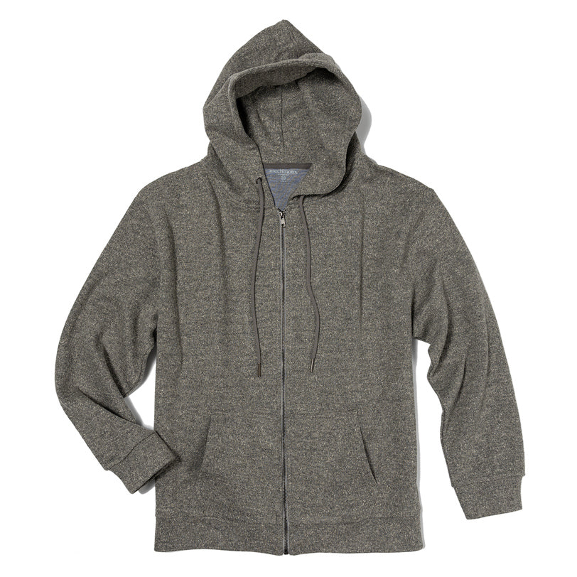 61.Hooded L/S Top With Zip Opening Front