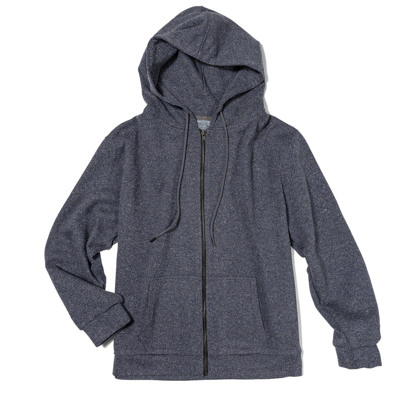 61.Hooded L/S Top With Zip Opening Front