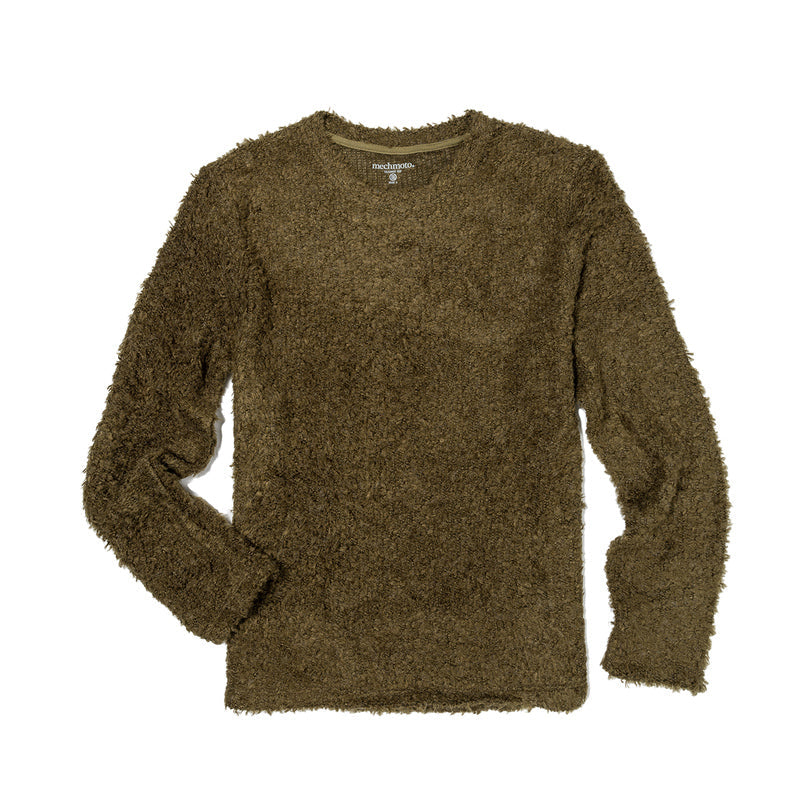 64.Fancy Weave L/S Crew Neck Top