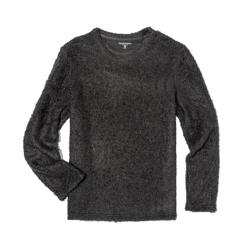 64.Fancy Weave L/S Crew Neck Top