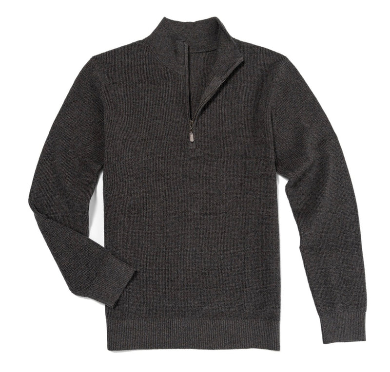 15.Cotton Zip Neck Line Jumper