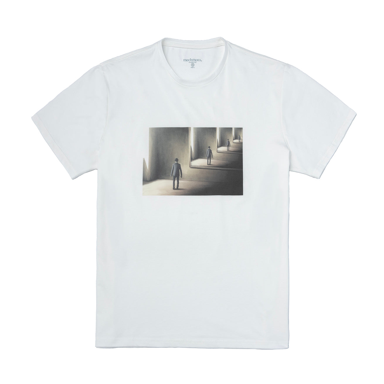 Illusion print T shirt