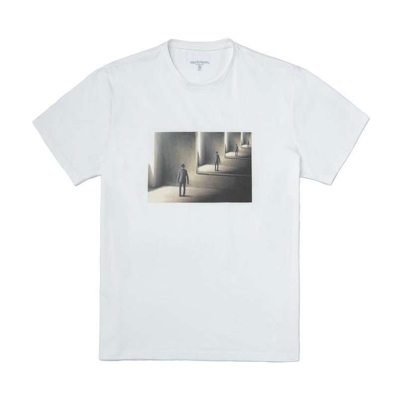 Illusion print T shirt