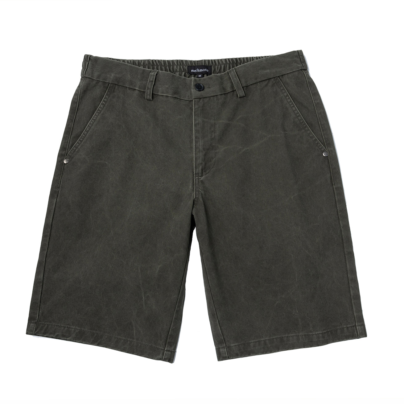 1/4 elasticated side entry pocket short back button jet pocket above the knee length