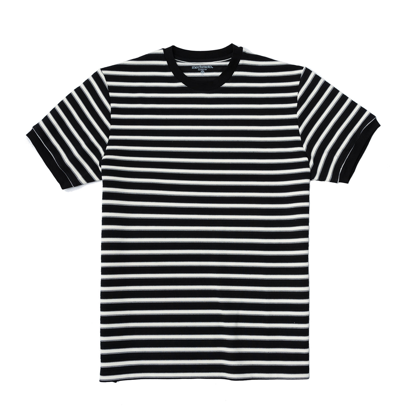 Luxury texture striped T shirt