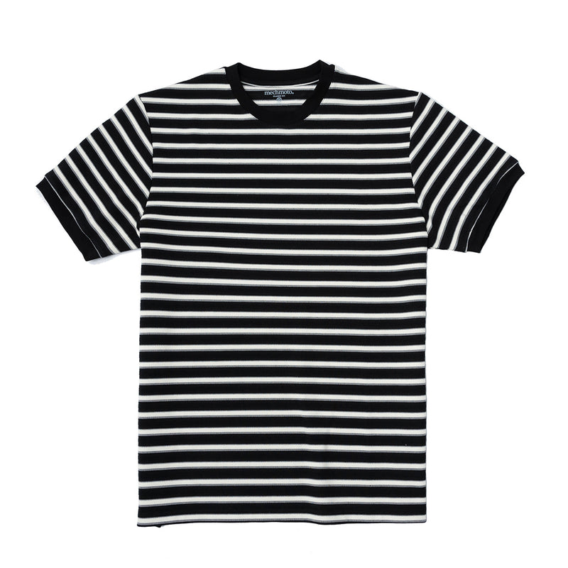 Luxury texture striped T shirt