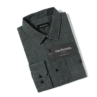 Linen printed shirt with 1 patch pocket