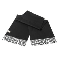Plain luxury wool scarf