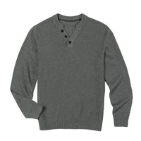3 button neckline luxury cotton knit