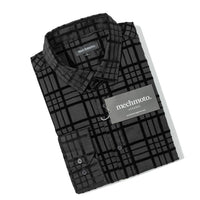 Tonal shirt with flocking adding luxury texture
