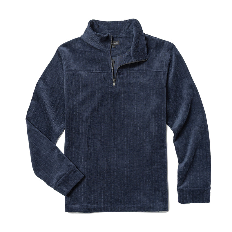 Luxury feel knitted 1/4 zip top