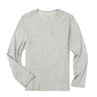 Knitted fleck crew neck top