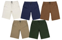 1/4 elasticated stretch short side entry pockets two back jet pockets