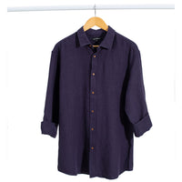 Luxury Linen Shirt With Chest Pocket