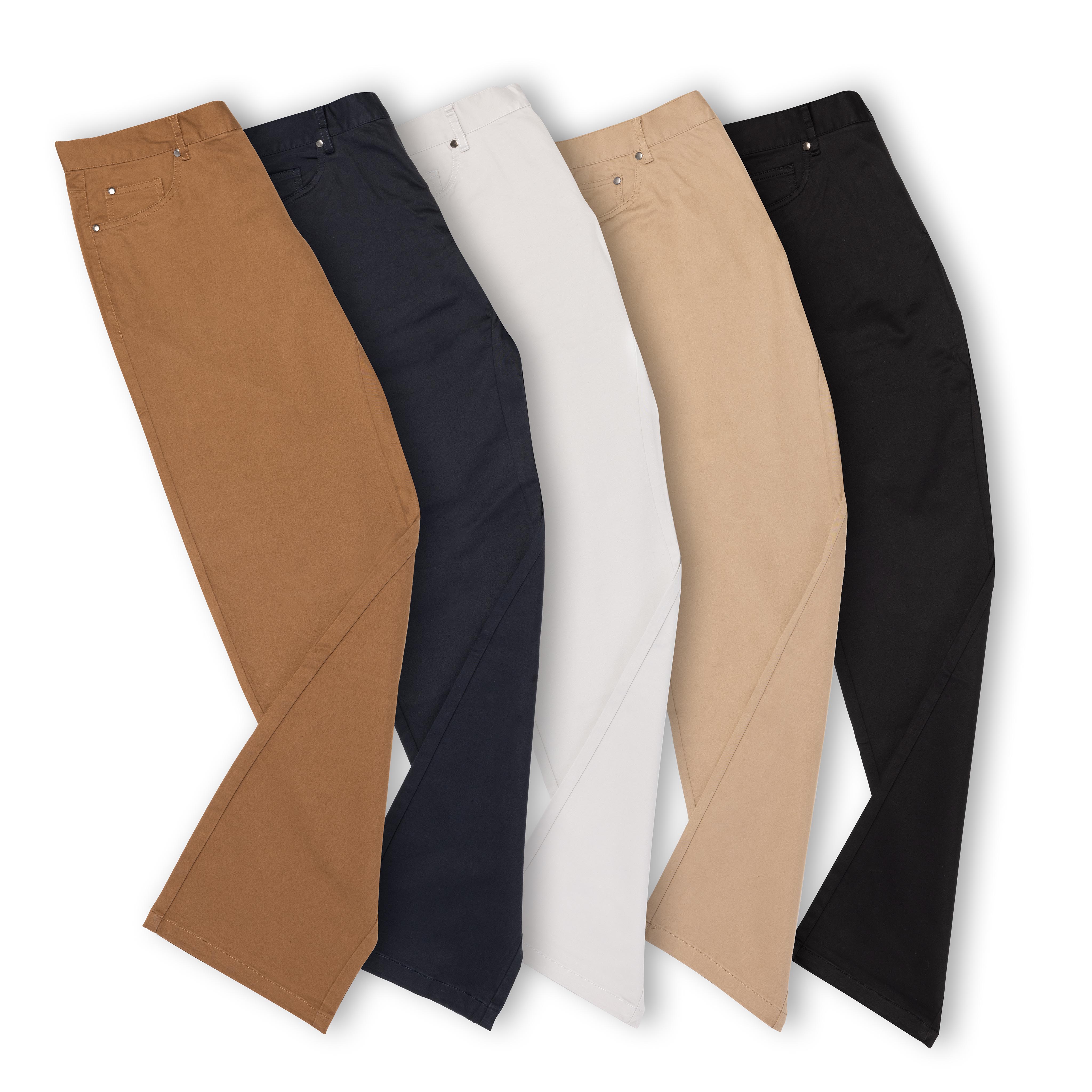 1.Deluxe Stretch 5 Pocket Chino