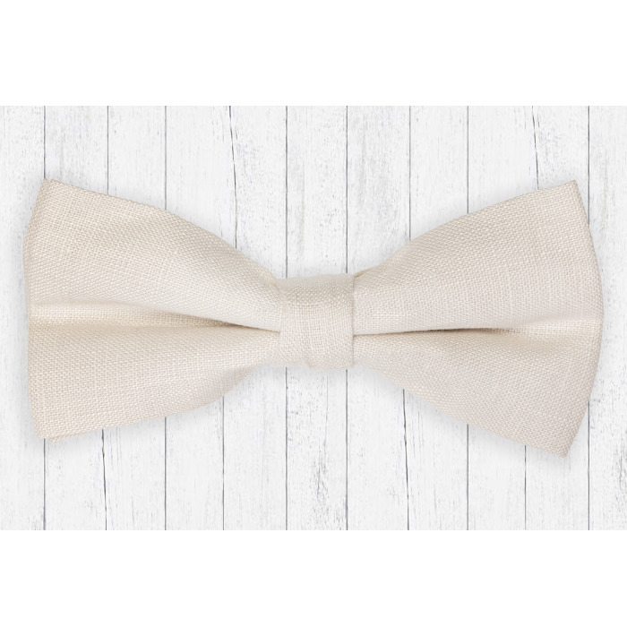 100% LINEN BOW TIE